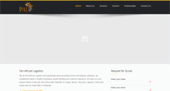 Desktop Screenshot of palogistics.com