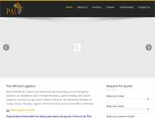 Tablet Screenshot of palogistics.com